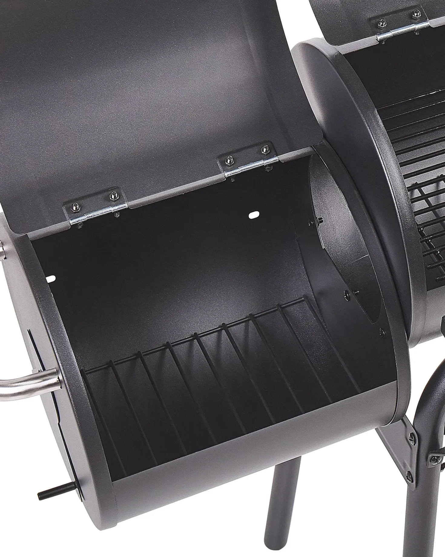Barbecue a carbonella KATLA con affumicatore Metallo Nero