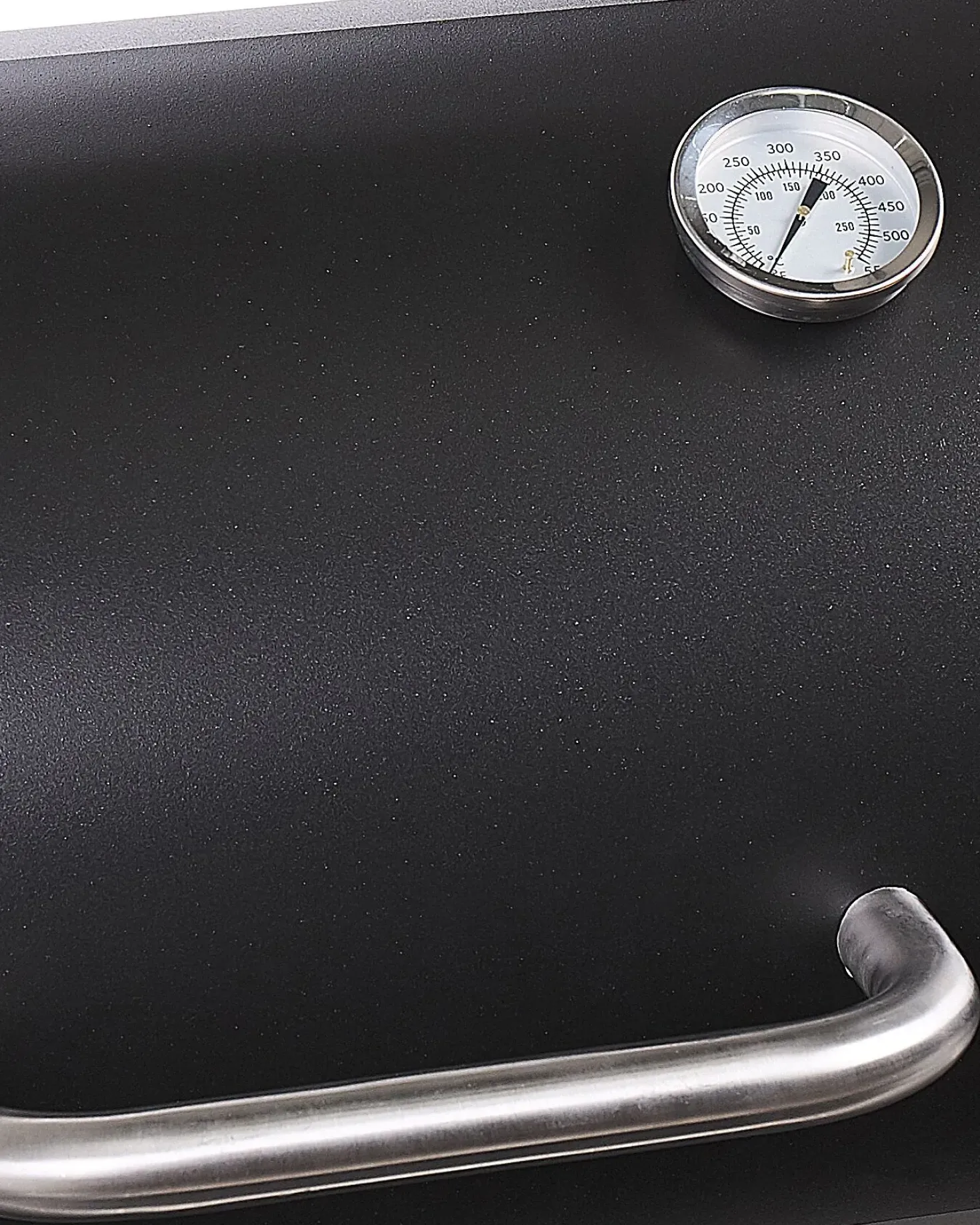 Barbecue a carbonella KATLA con affumicatore Metallo Nero