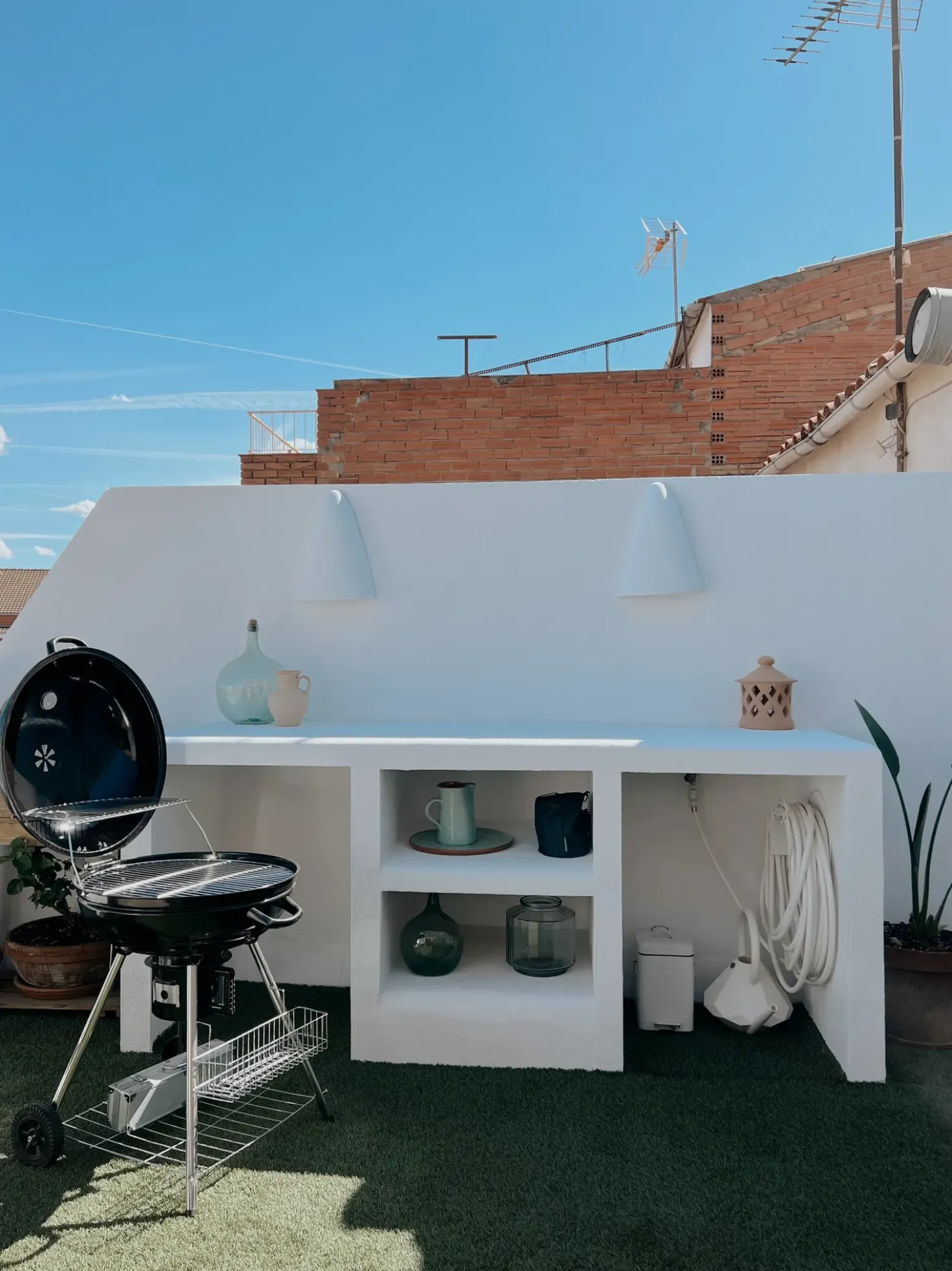 Barbecue a carbonella MARAPI Metallo Nero