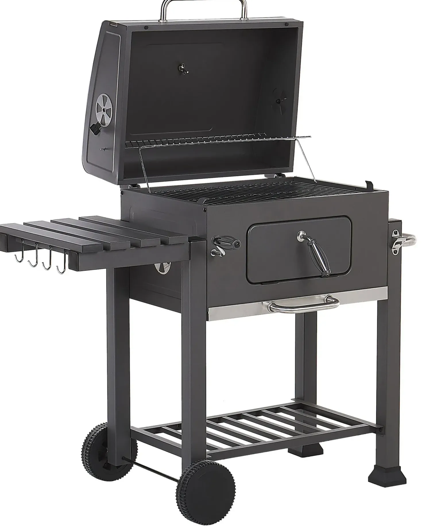 Barbecue a carbonella PAVLOF Metallo Nero