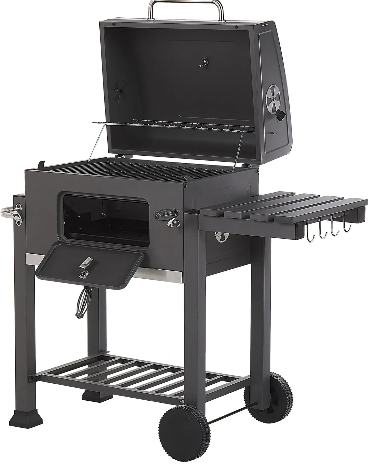 Barbecue a carbonella PAVLOF Metallo Nero