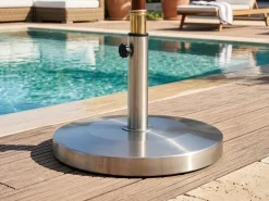 Base per ombrellone CRAVEGGIA Argento Rotonda 25 kg