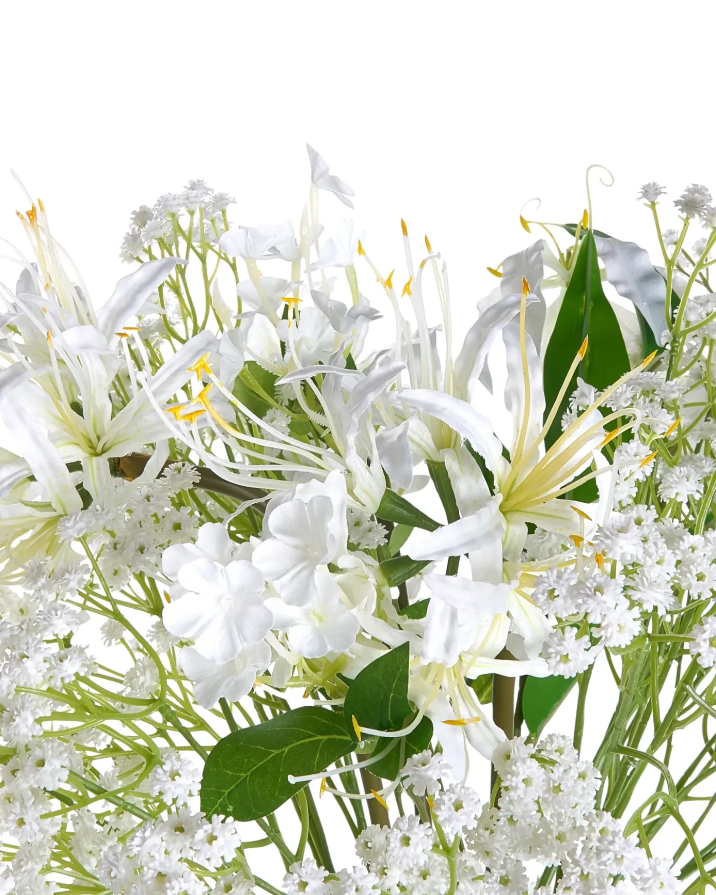 Bouquet di fiori artificiali VEIROS 38 cm Bianco