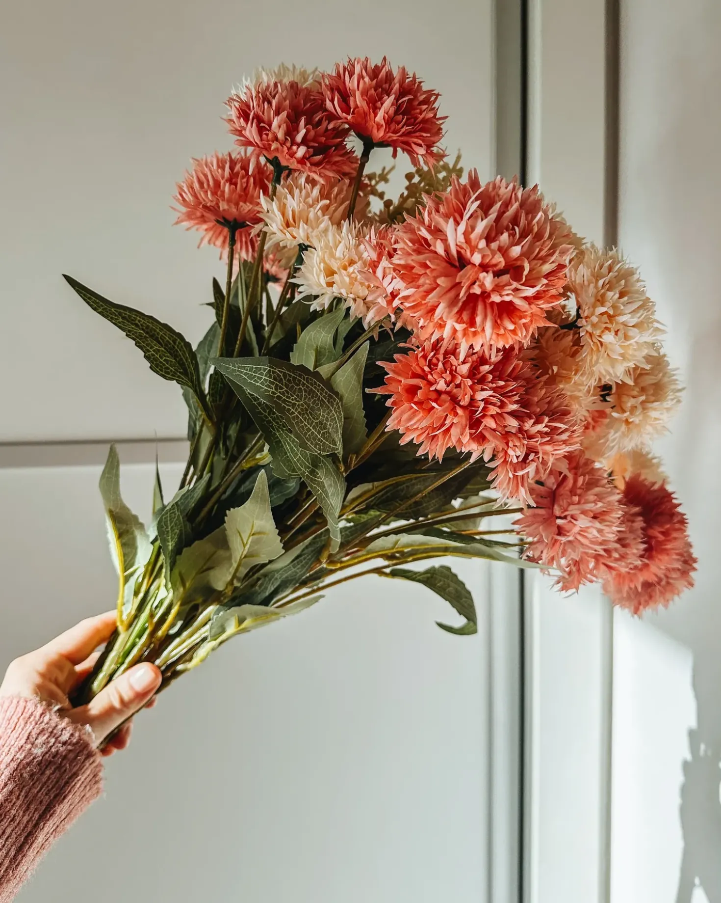 Bouquet di fiori artificiali SILVEIRA 60 cm Rosa