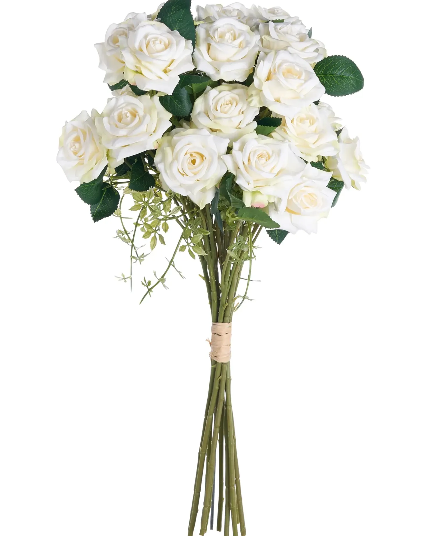 Bouquet di fiori artificiali LAPAS 55 cm Bianco