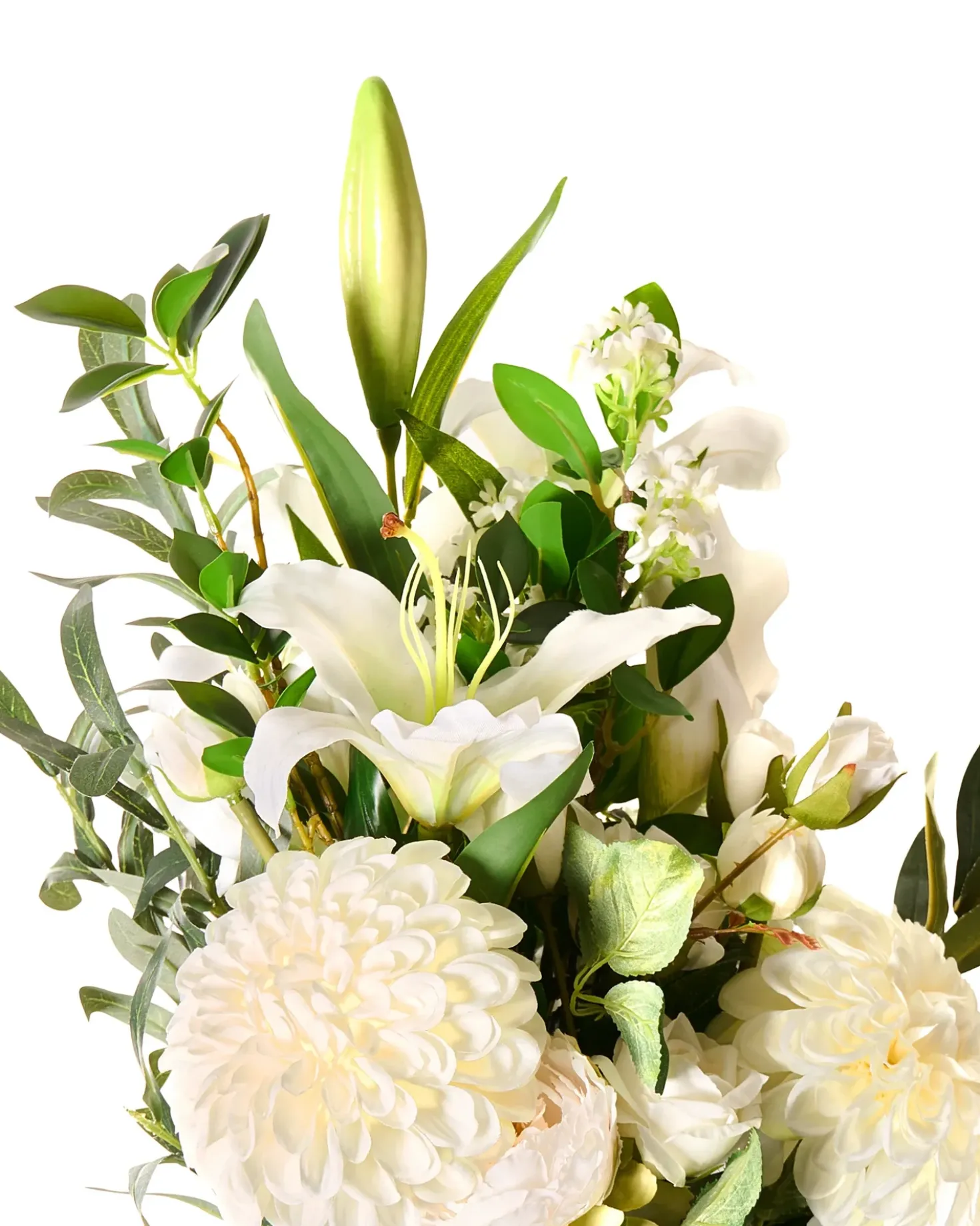 Bouquet di fiori artificiali PARREIRA 67 cm Bianco
