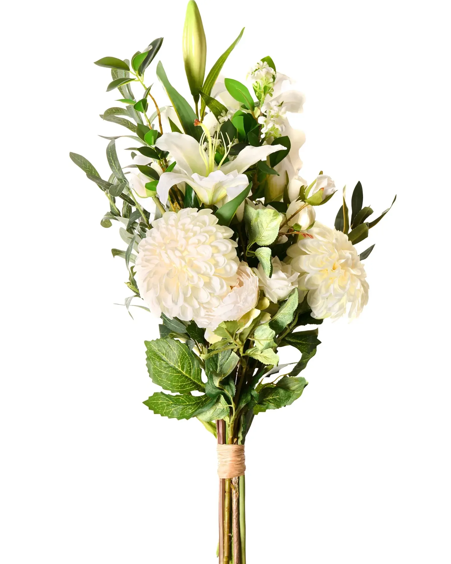 Bouquet di fiori artificiali PARREIRA 67 cm Bianco