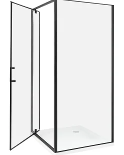 Cabina doccia DARLI 90 x 90 x 185 cm Nero