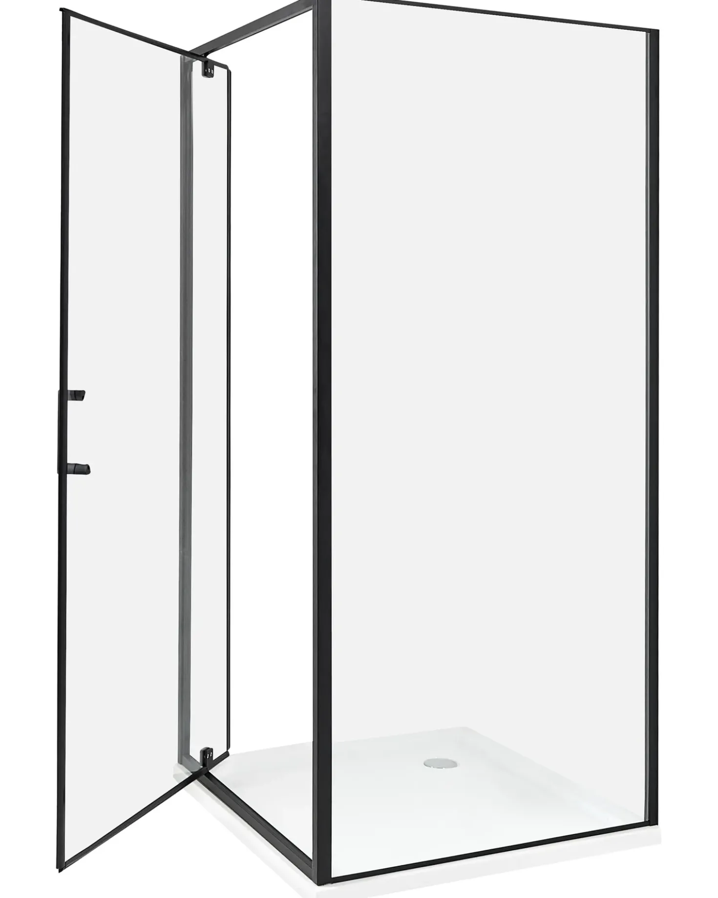 Cabina doccia DARLI 90 x 90 x 185 cm Nero