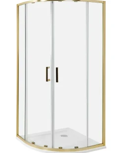 Cabina doccia JUKATAN 90 x 90 x 185 cm Oro