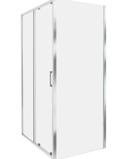 Cabina doccia YORO 80 x 100 x 185 cm Argento