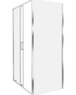 Cabina doccia YORO 80 x 100 x 185 cm Argento