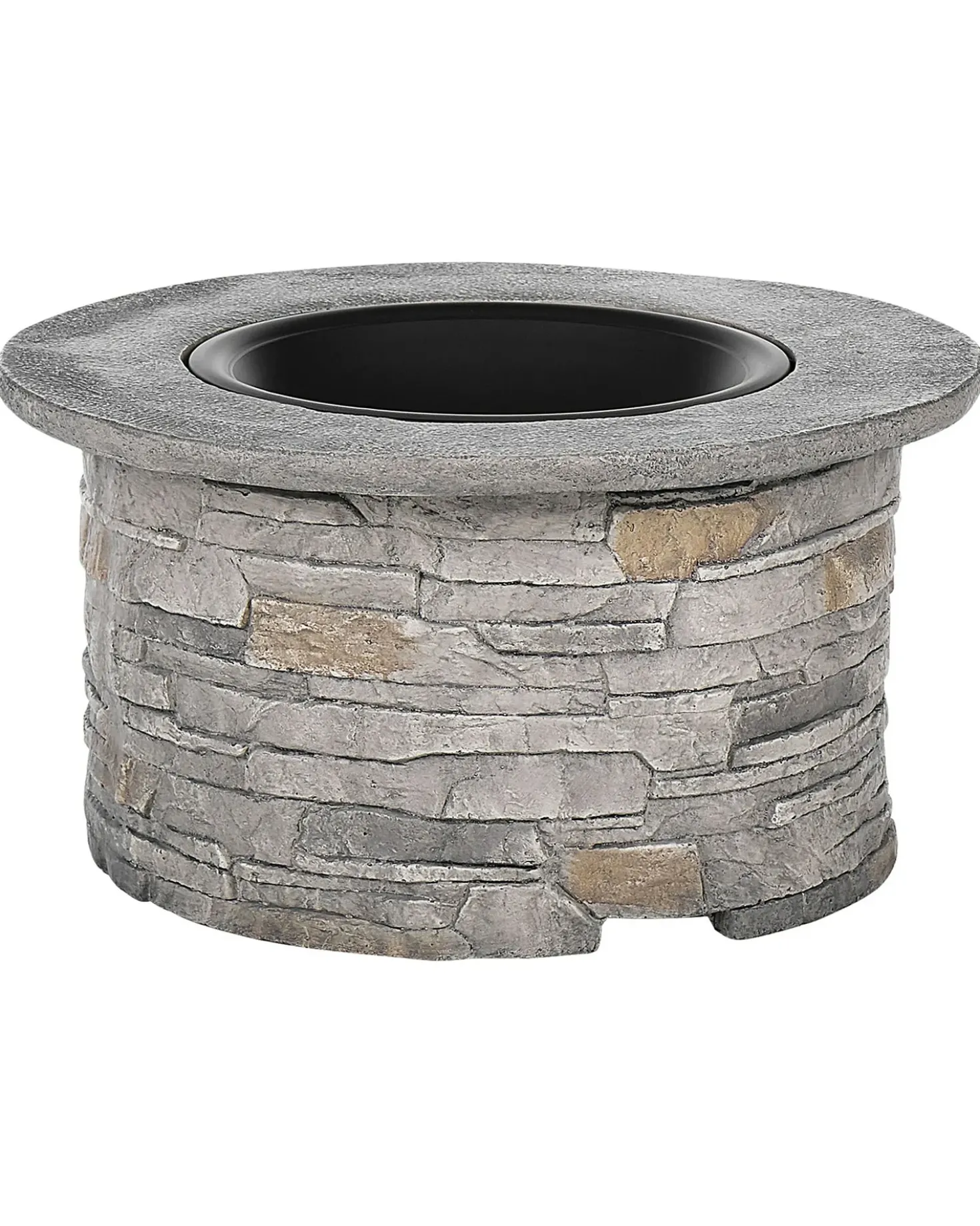 Camino con Griglia TAMBORA Cemento Grigio