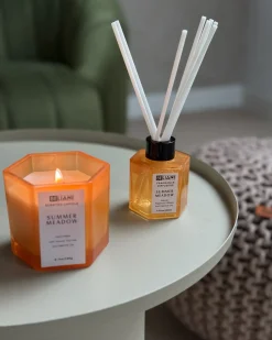 Candela Profumata con Diffusore di Fragranze CLASSY TINT Cera di Soia Note fresche