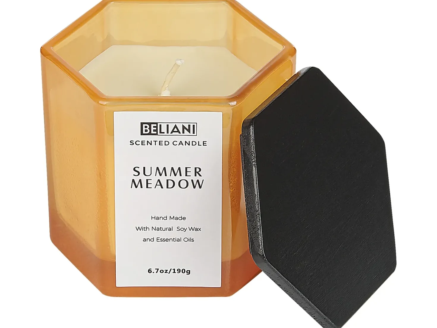 Candela Profumata con Diffusore di Fragranze CLASSY TINT Cera di Soia Note fresche