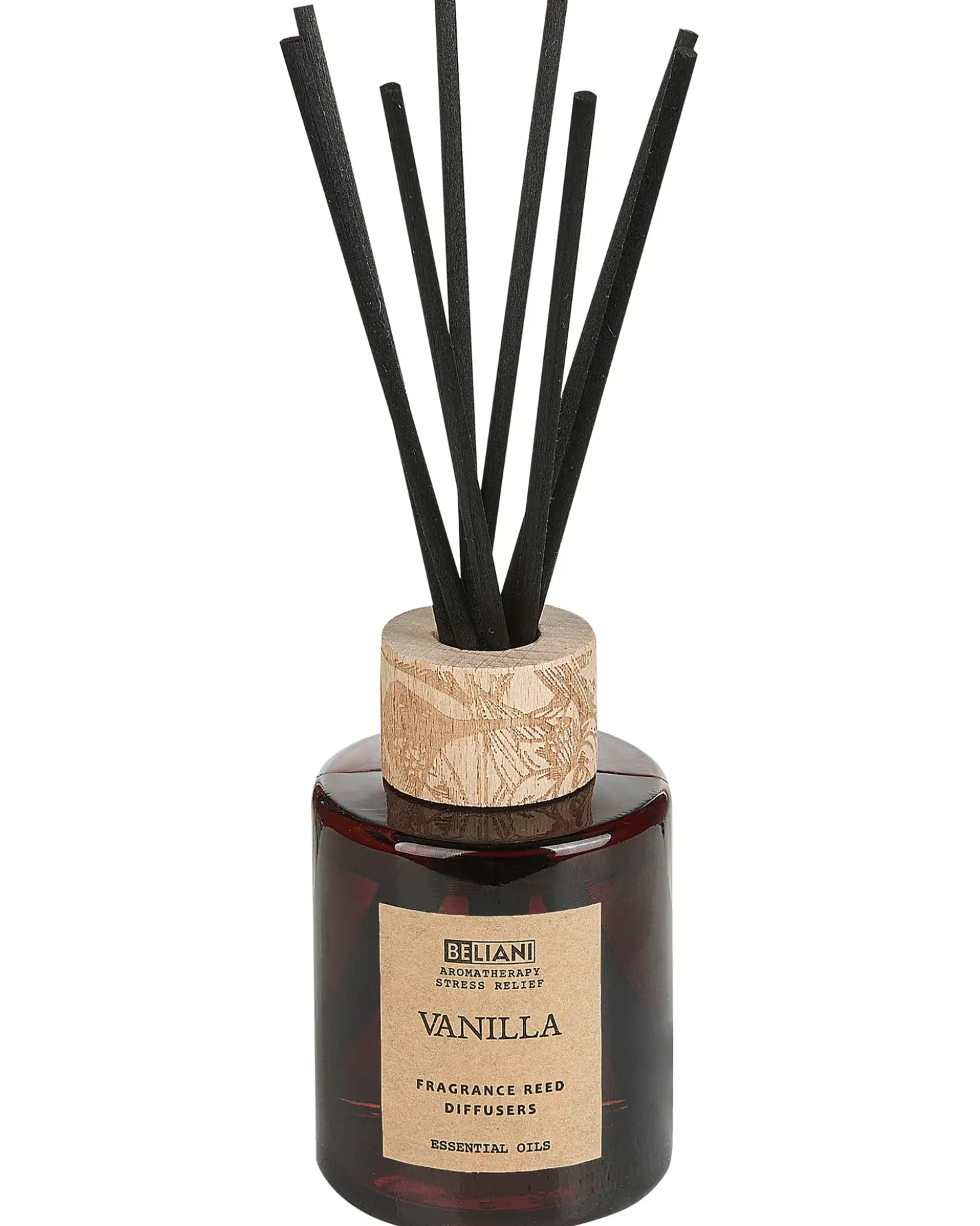 Candela Profumata con Diffusore di Fragranze DARK ELEGANCE 9 cm Marrone