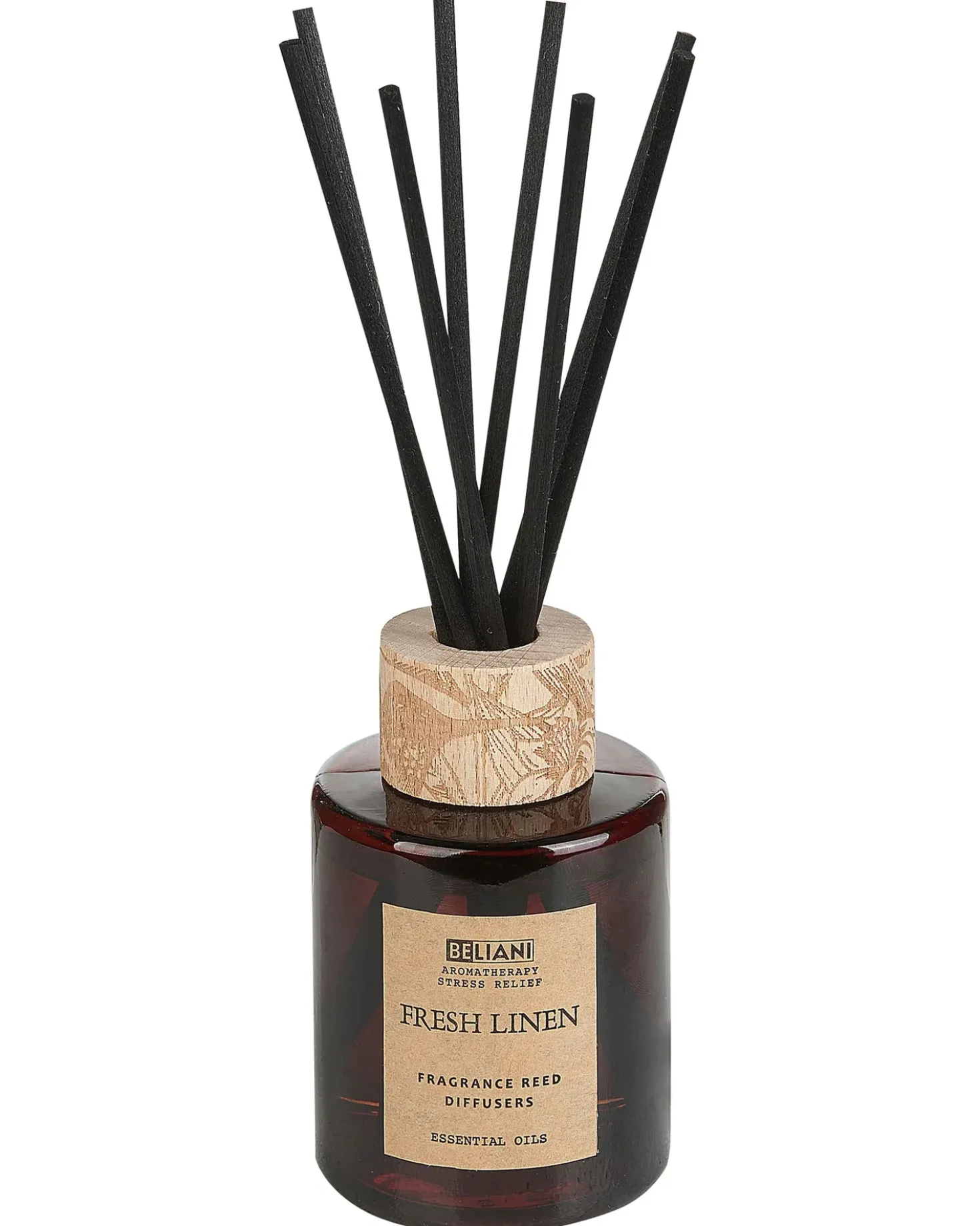 Candela Profumata con Diffusore di Fragranze DARK ELEGANCE 9 cm Marrone