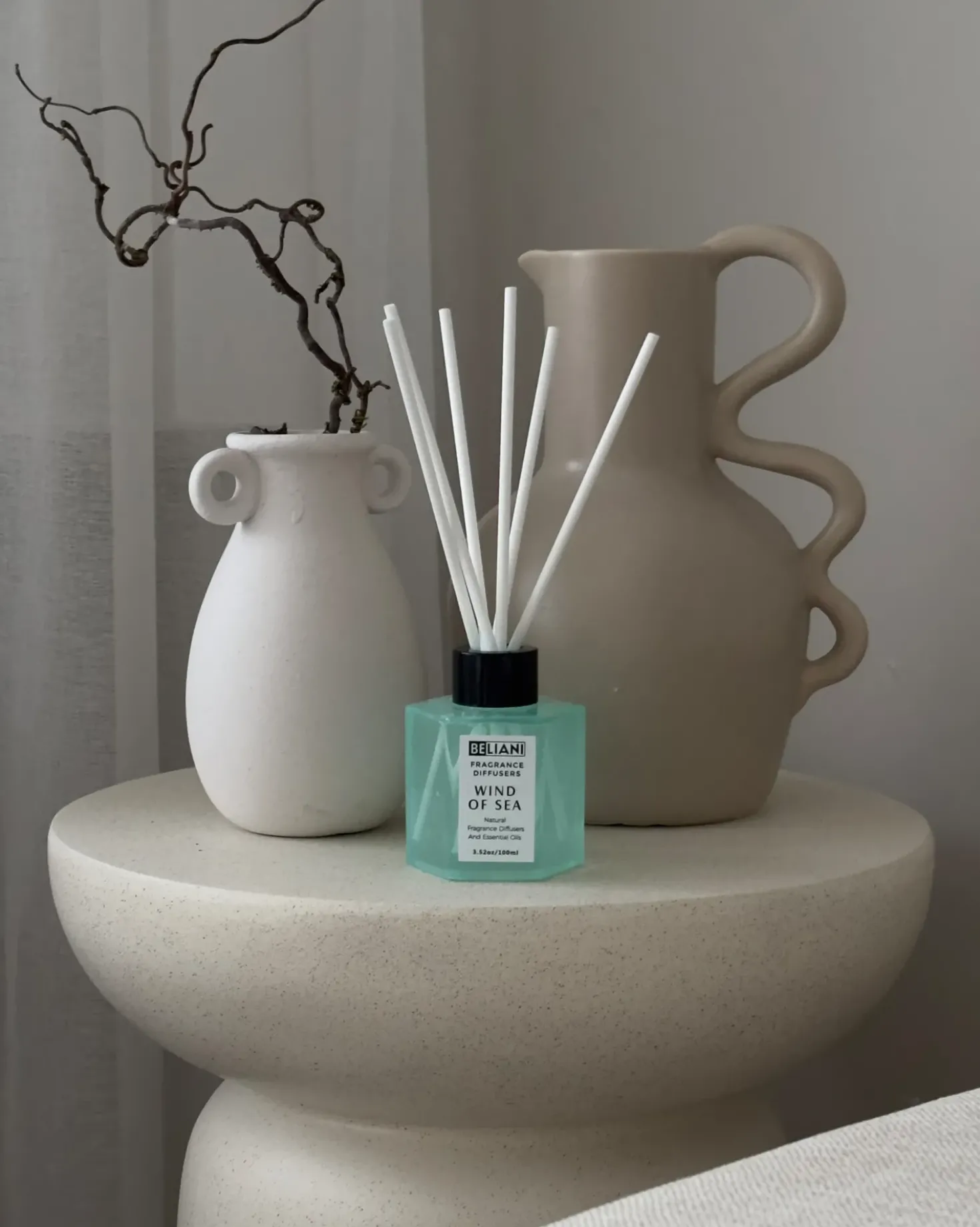 Candela Profumata con Diffusore di Fragranze CLASSY TINT Cera di Soia Note fresche