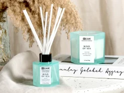 Candela Profumata con Diffusore di Fragranze CLASSY TINT Cera di Soia Note fresche