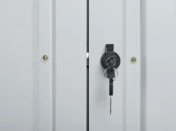 Capanno per gli attrezzi MOENA 158 cm 96 cm Grigio chiaro