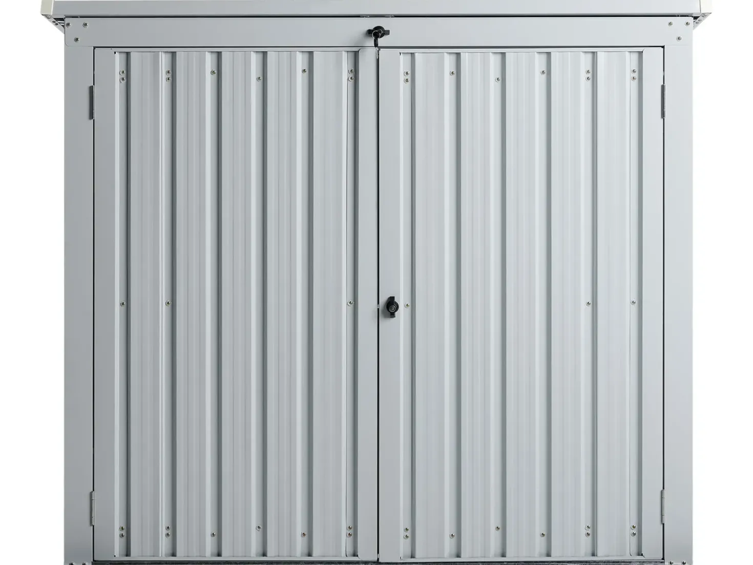 Capanno per gli attrezzi MOENA 158 cm 96 cm Grigio chiaro