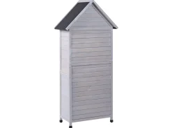 Capanno per gli attrezzi SENIGA 85 cm 46 cm Grigio