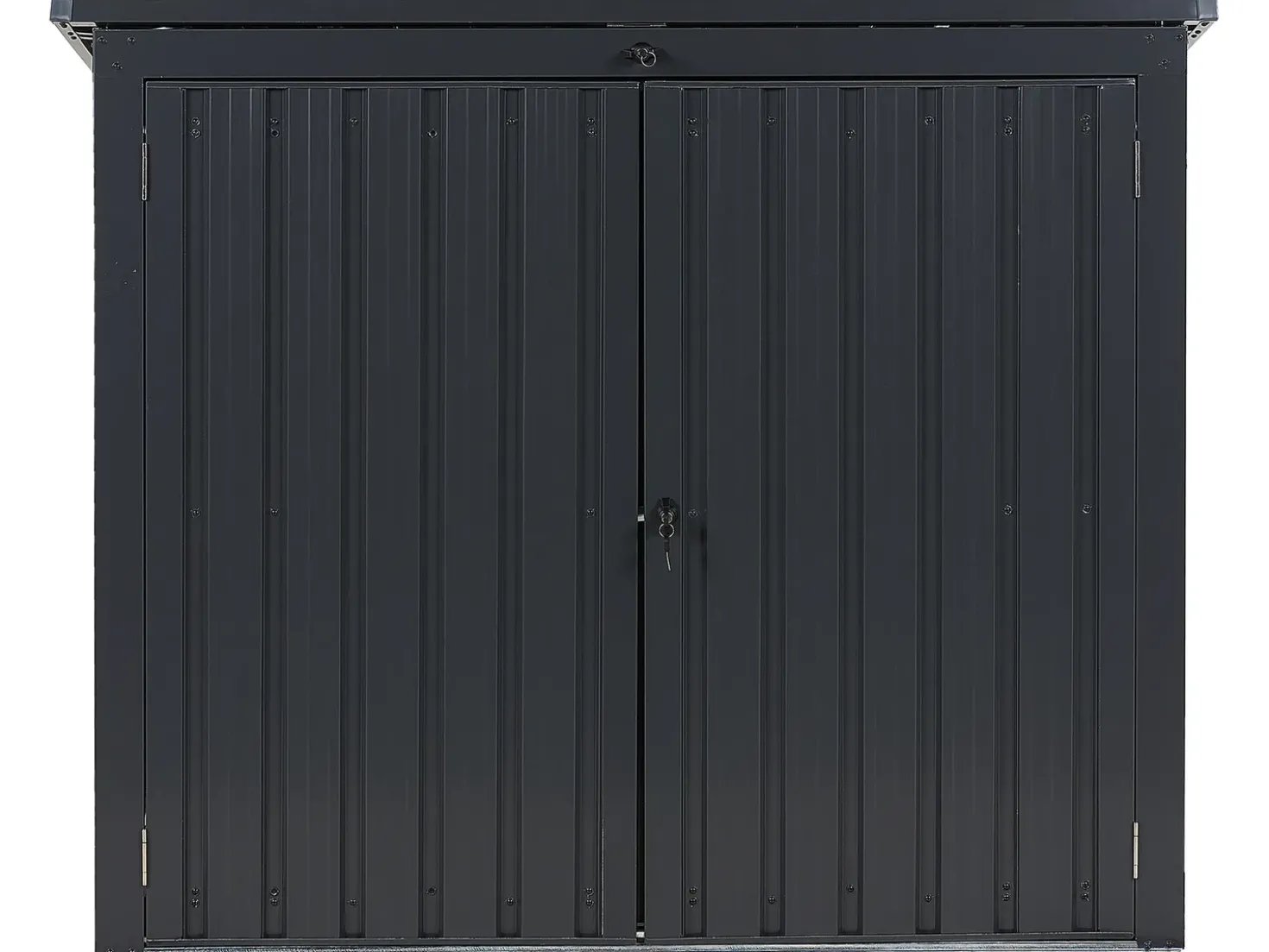 Capanno per gli attrezzi MOENA 158 cm 96 cm Grigio grafite