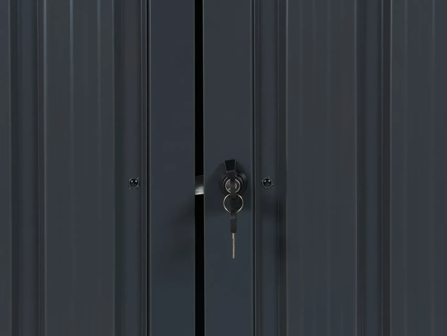 Capanno per gli attrezzi MOENA 158 cm 96 cm Grigio grafite