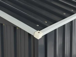 Capanno per gli attrezzi AOSTA 270 cm 105 cm Nero