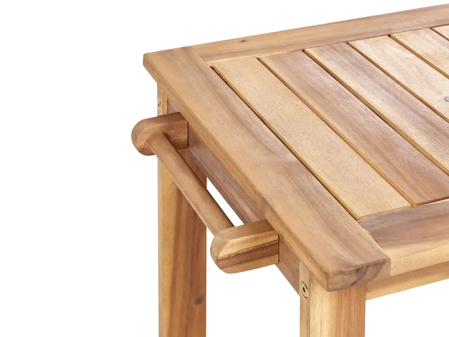 Carrello per bevande da giardino SASSARI II Legno di acacia certificato Marrone chiaro