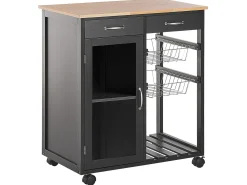 Carrello portavivande BOVES Nero