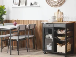 Carrello portavivande BOVES Nero