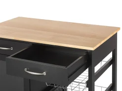 Carrello portavivande BOVES Nero