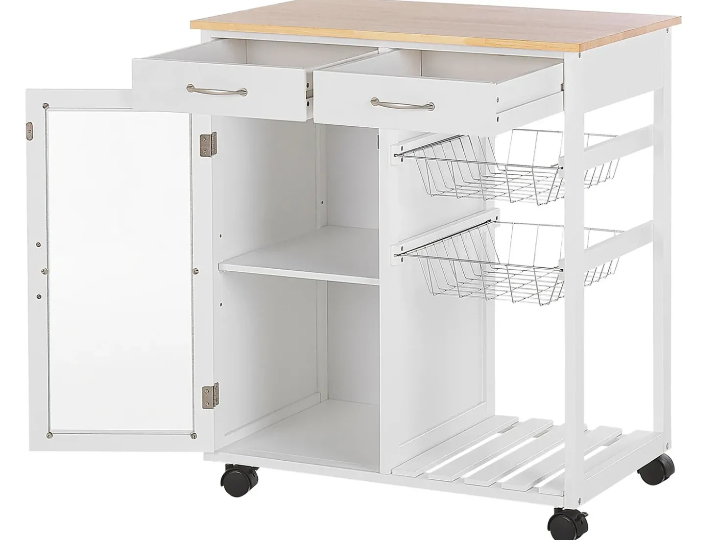 Carrello portavivande BOVES Bianco