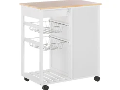 Carrello portavivande BOVES Bianco