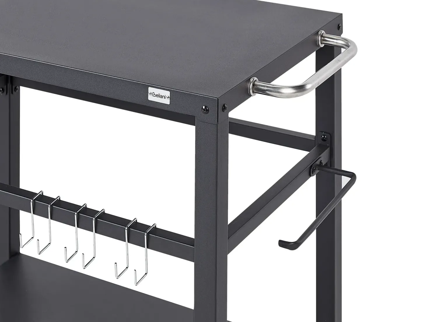 Carrello portavivande da giardino STALETTI Metallo Nero