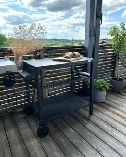 Carrello portavivande da giardino STALETTI Metallo Nero