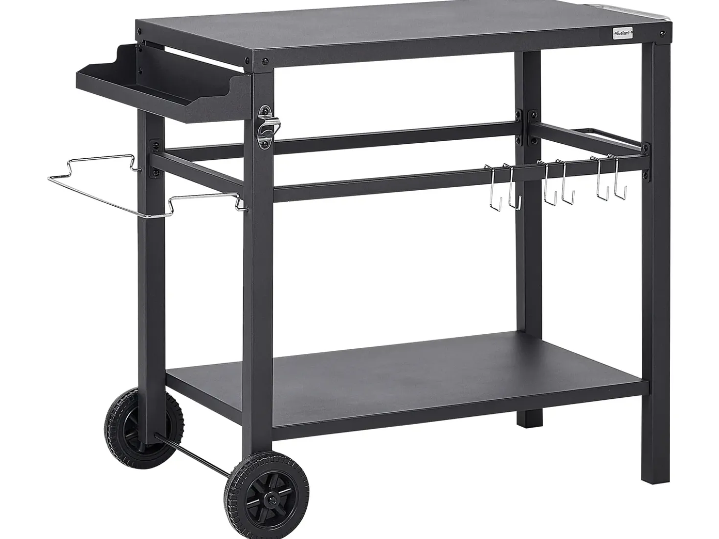 Carrello portavivande da giardino STALETTI Metallo Nero