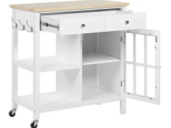 Carrello portavivande GENOA Bianco