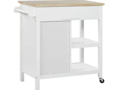 Carrello portavivande GENOA Bianco