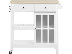 Carrello portavivande GENOA Bianco