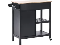 Carrello portavivande GENOA Nero