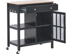Carrello portavivande GENOA Nero