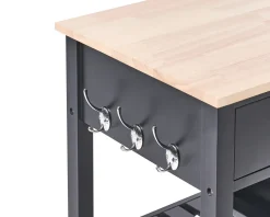 Carrello portavivande GENOA Nero