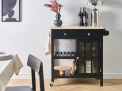Carrello portavivande GENOA Nero