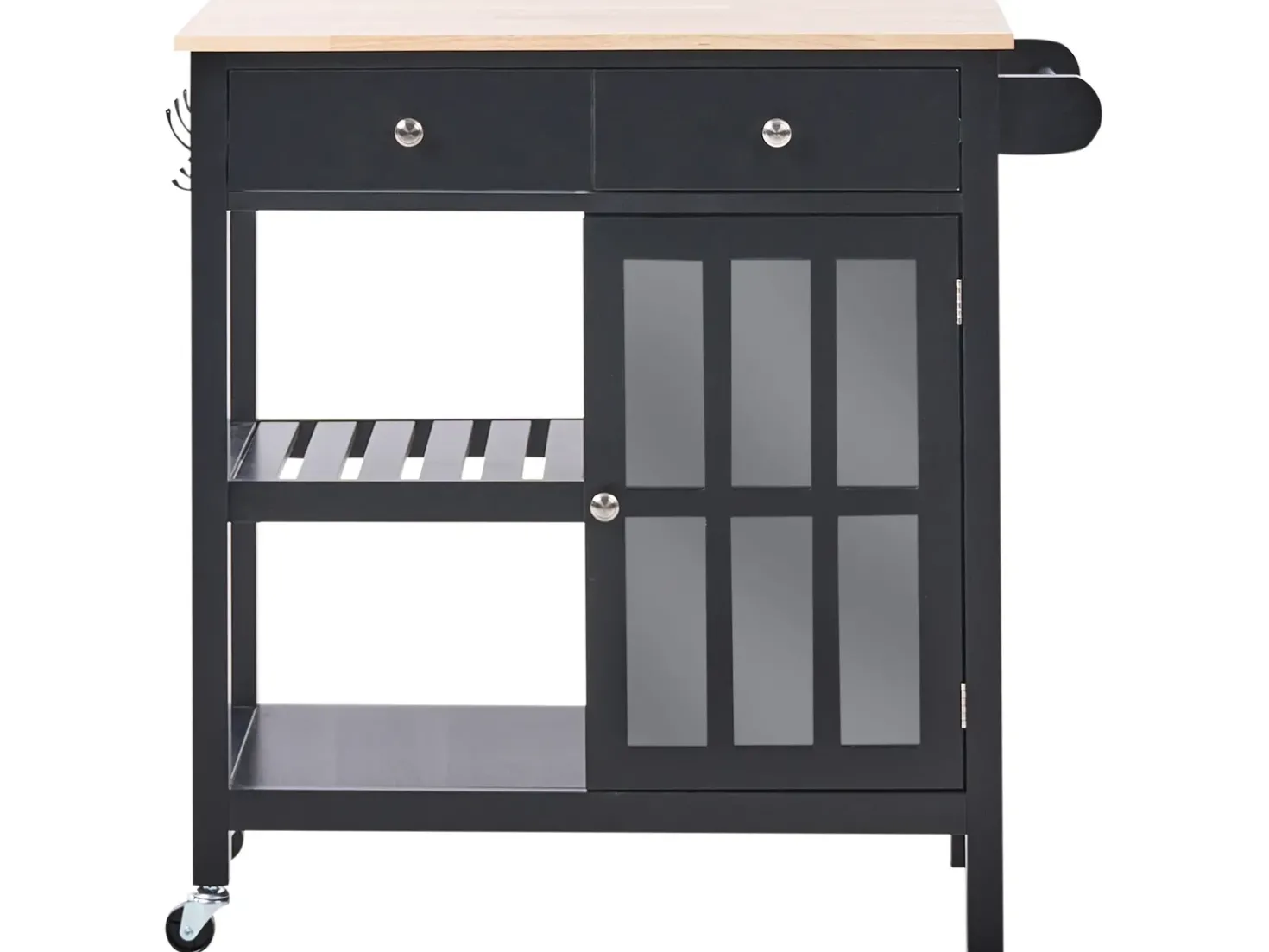 Carrello portavivande GENOA Nero