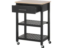 Carrello portavivande HIUMA Legno Nero