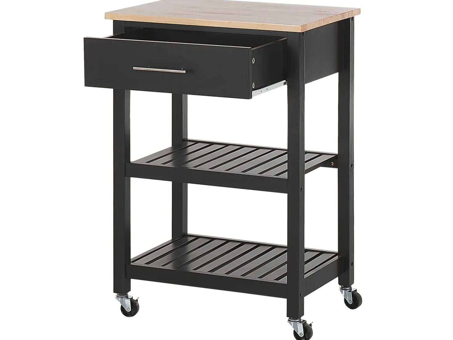 Carrello portavivande HIUMA Legno Nero