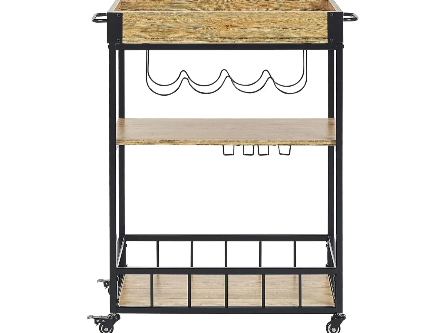 Carrello portavivande HULLET Metallo Marrone chiaro
