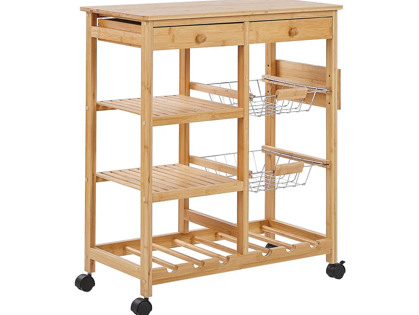 Carrello portavivande MORINO Bambù Marrone chiaro